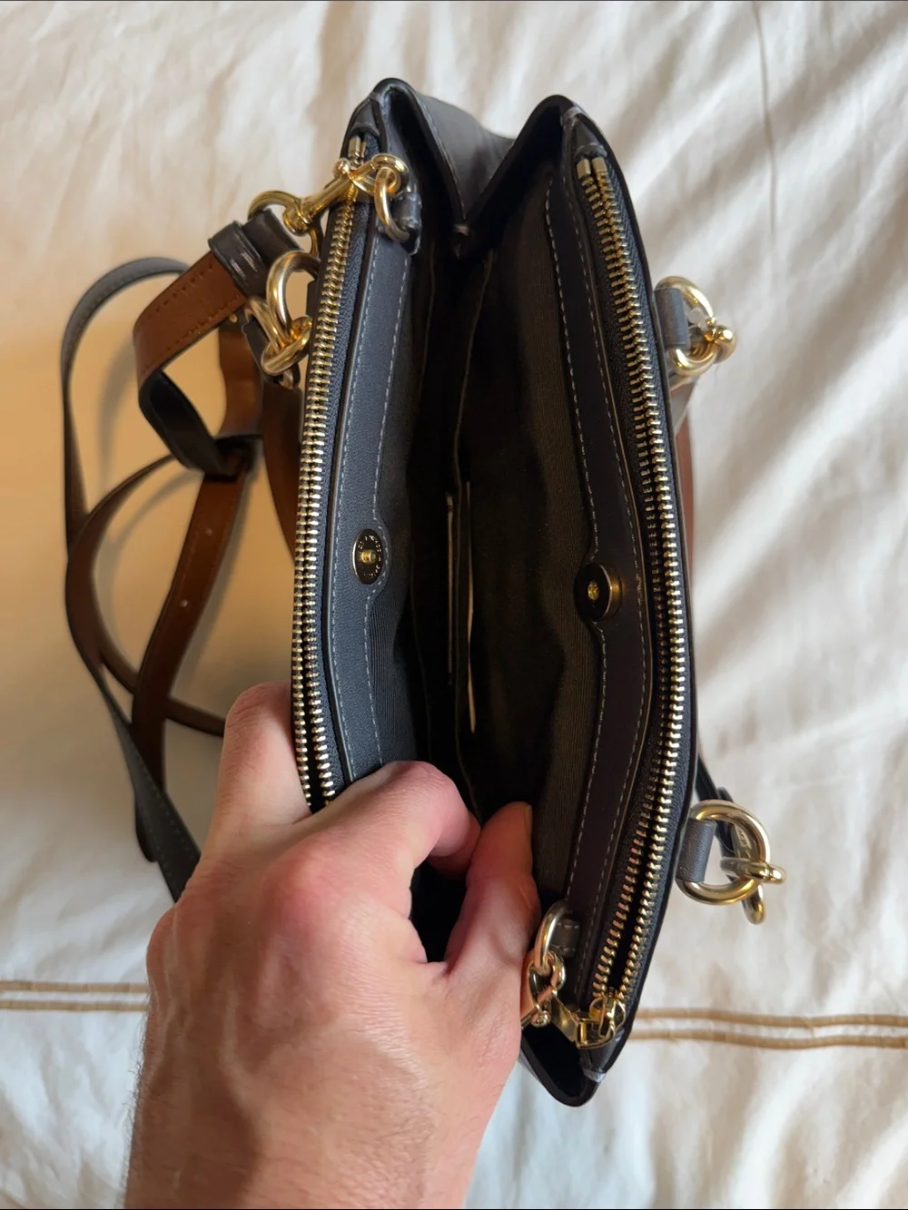 Coach Mini Brooke Carryall Black & Brown